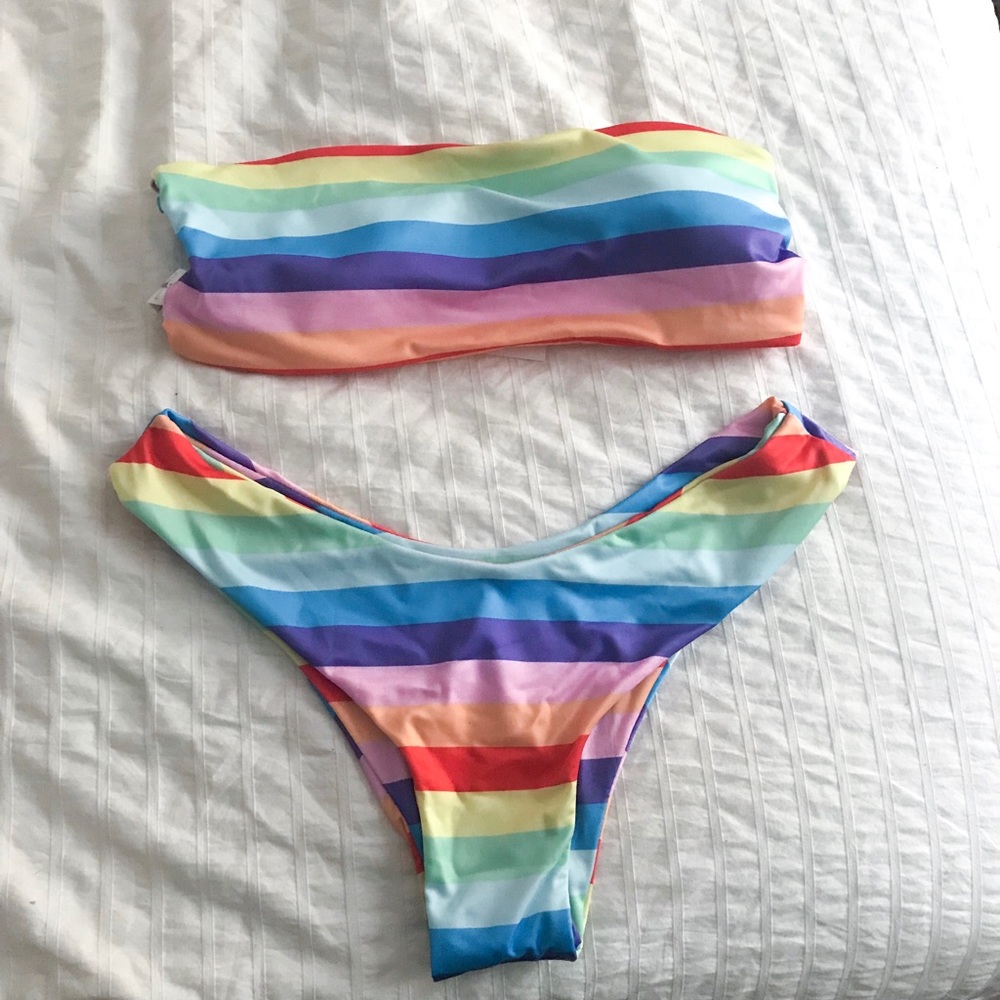 Rainbow swimsuit